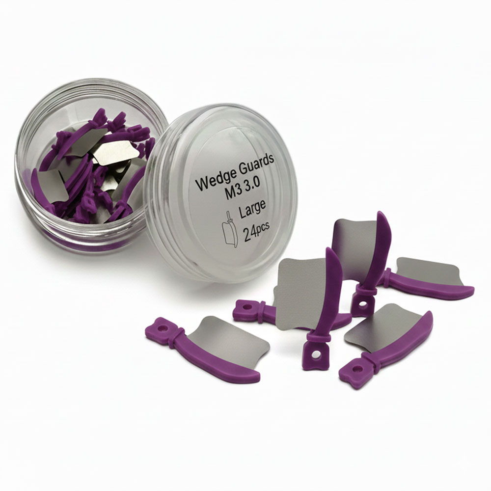 RMH3 Dental Supply Large Wedge Guards, Purple — 24/Box