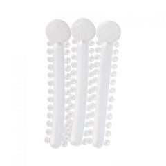 Dental Orthodontic Elastic Ligature Ties, Clear — 1040/Pack