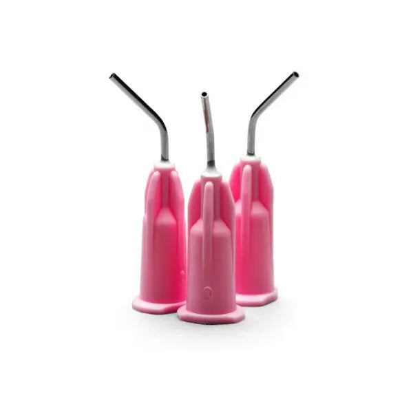Pulpdent Light Blue Applicator Tips, 25 ga x 1/2", Prebent, 50/Pkg