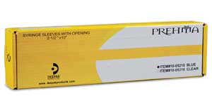 Keystone Prehma Air/Water Syringe Sleeve, Blue, 2.5" x 10", 500/Box