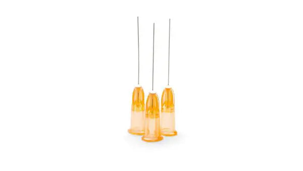 Pulpdent Orange Applicator Tips, 30 ga x 1", Straight, 100/Pkg