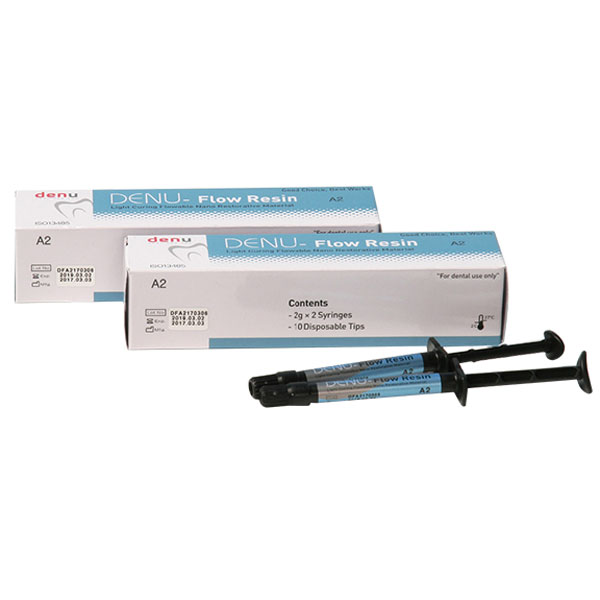 HDI-Denu Flow Resin, Shade A2, 2 x 2g Syringes