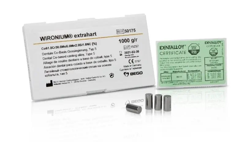 WIRONIUM® Extrahart 1KG an ideal partial denture alloy for combination work - RMH3 Digital by RMH3 Dental