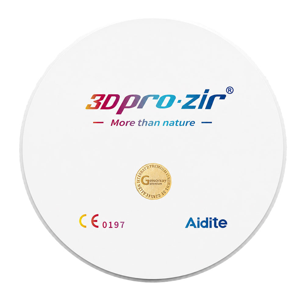 Aidite 3D PRO Dental Zirconia Disc, 98 × 16 mm