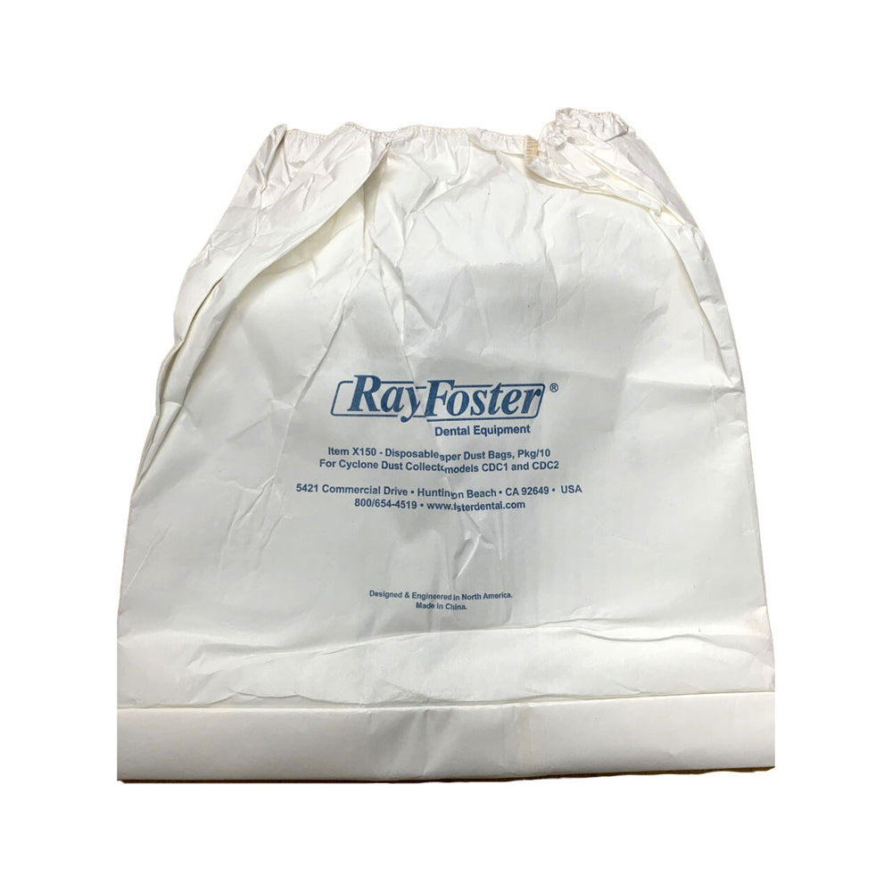 Ray Foster Paper Filter Bags Disposable X150 10/Pk