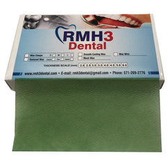 Coarse Grain Wax Sheets, 0.5mm, Green, 14.5cm x 7.5cm — 10/Box