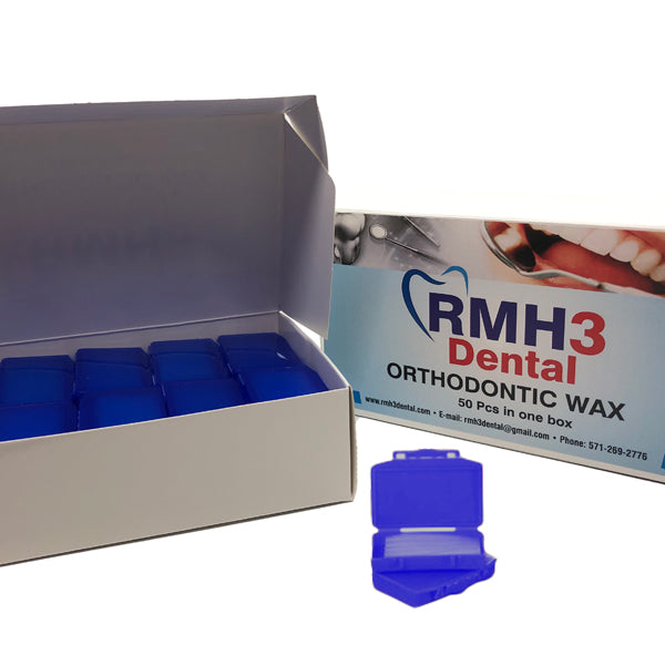 RMH3 Dental Supply Orthodontic Wax Mint Scented 1 Box