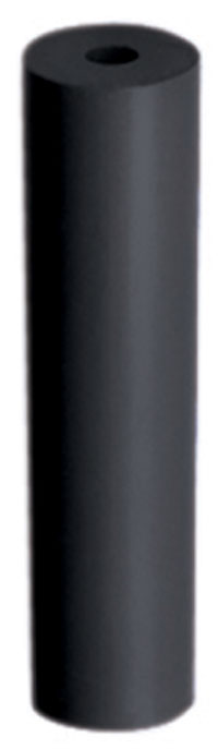 Dedeco Classic Black Rubber Cylinders Unmounted Clasp Polishers 100/bx