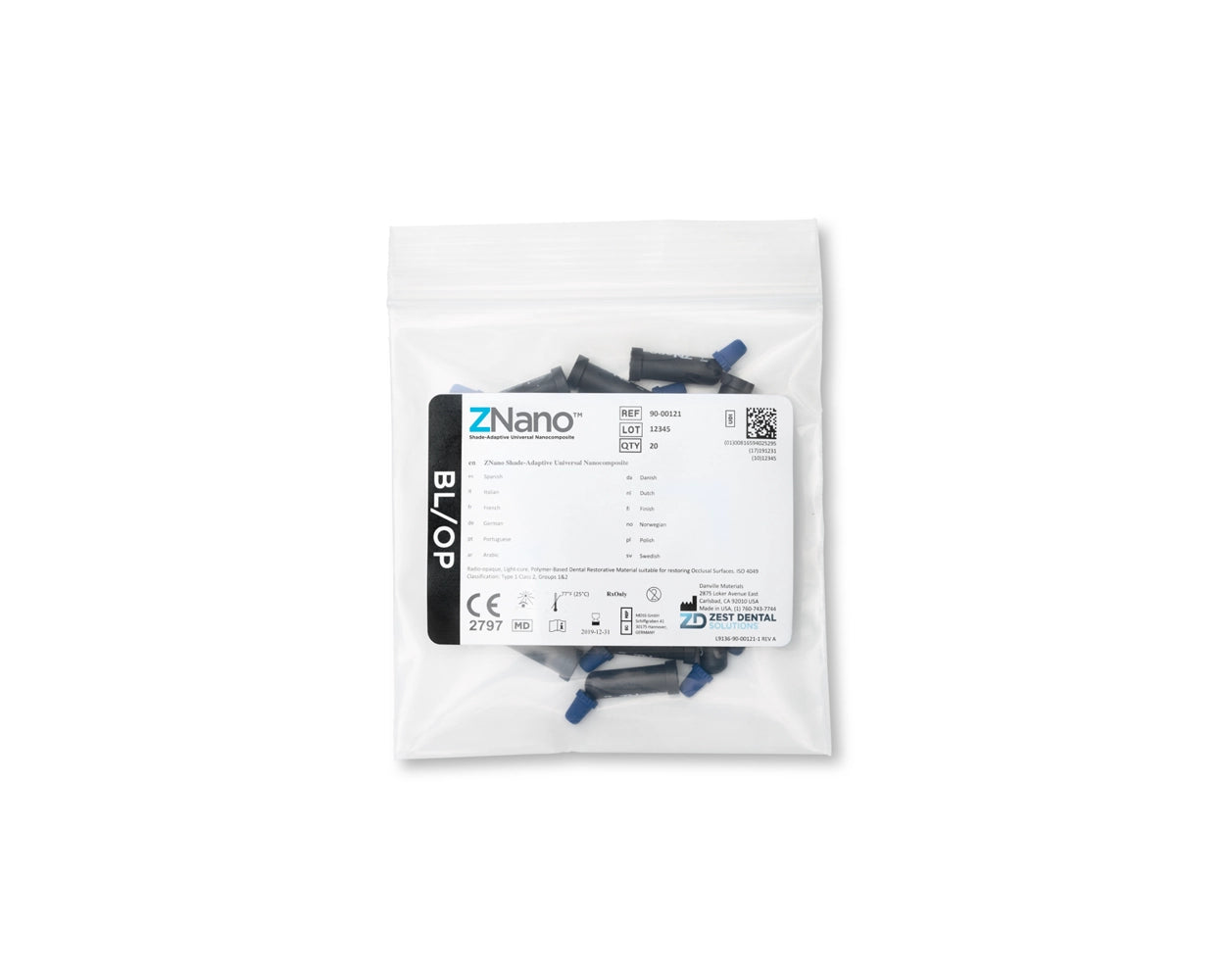 ZNano Shade-Adaptive Universal Nanocomposite Refill