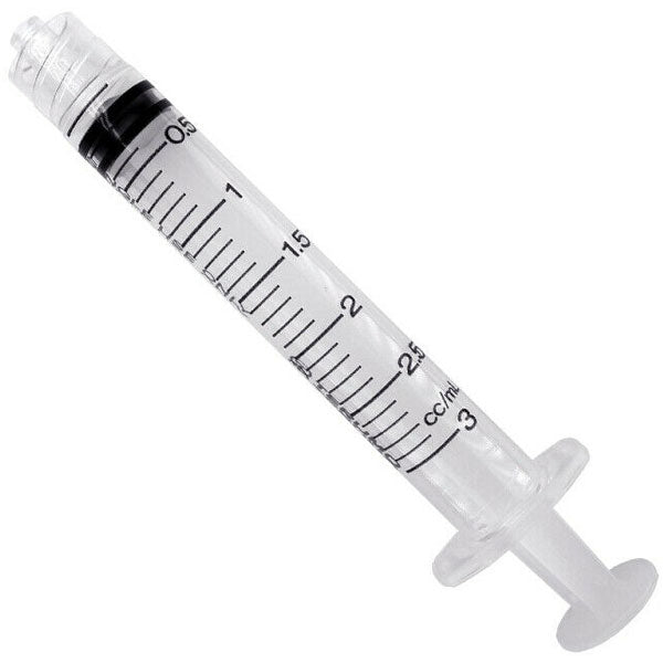 MN Health Syringe 3mL Luer Lock Sterile — 100/Pack