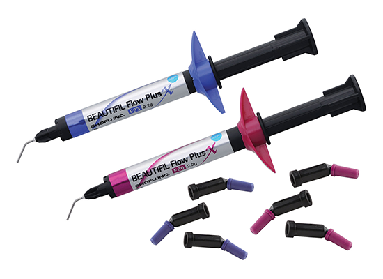 Shofu Beautifil Flow Plus X Syringe Tips 0.21g