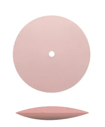 Ceramic Polishers - Pink (Medium) 7/8" Knife-Edge 100/Bx Dedeco