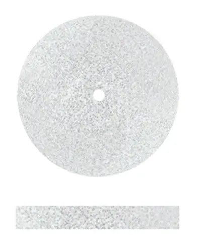 Ceramic Polishers - White (Coarse) 7/8" x 1/8" 12/Bx Dedeco