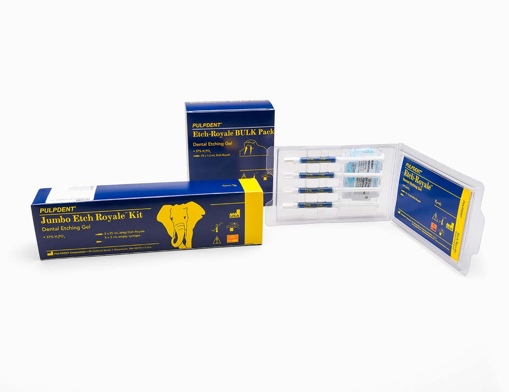 Pulpdent Empty Refill Syringes for Jumbo Etch Royale, 5 x 3 mL