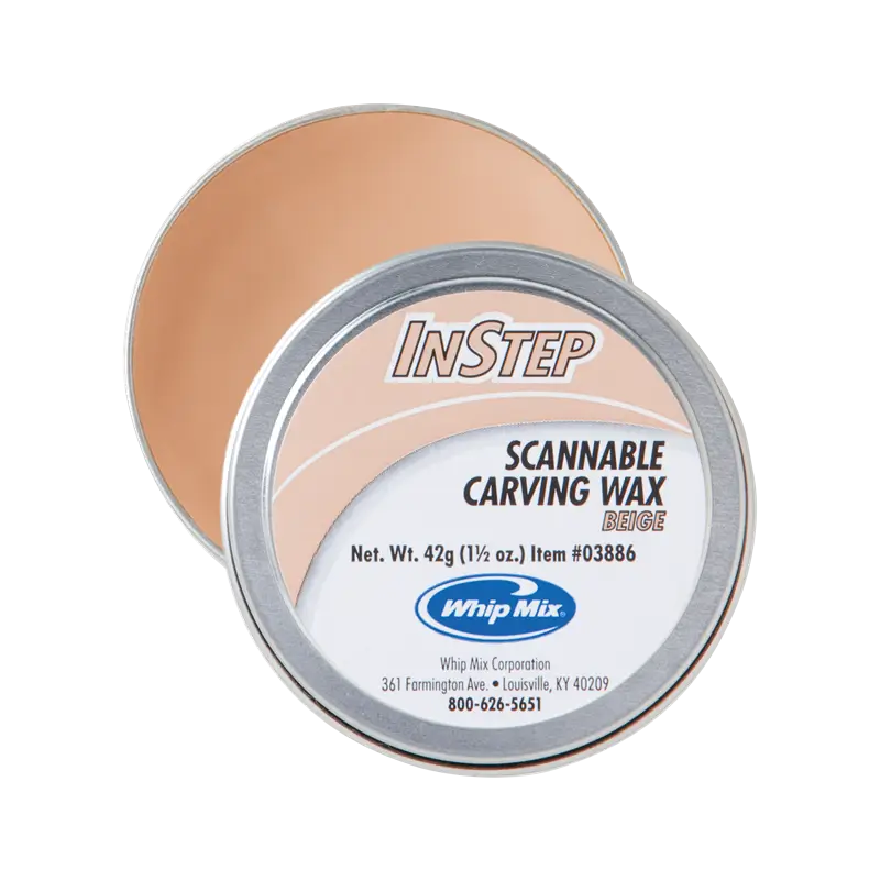 Whip Mix InStep Scannable Carving Wax Beige 1.5 oz