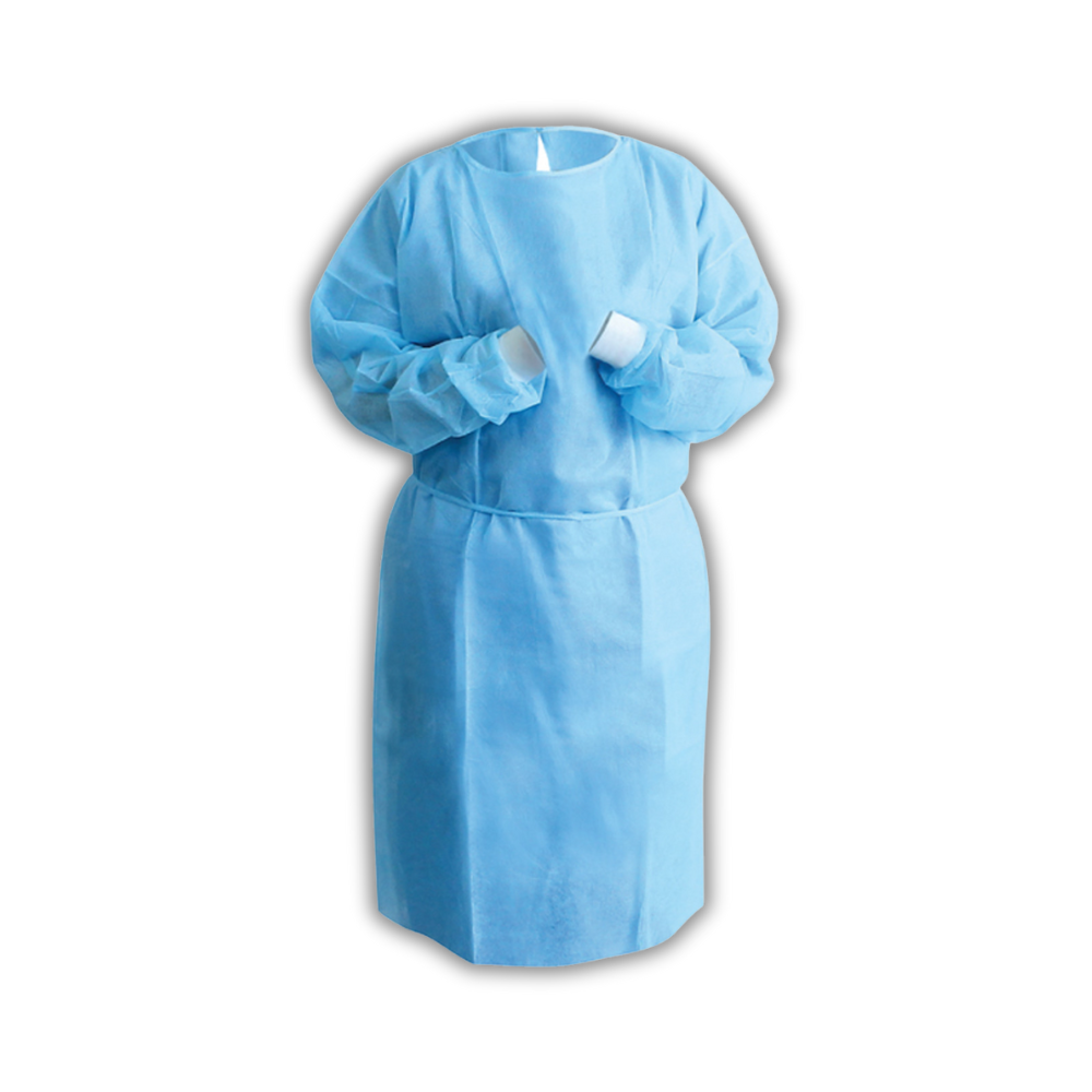 RMH3 Dental Blue Disposable Isolation Gowns, One Size fits all (Regular/Large), 50 gowns per case