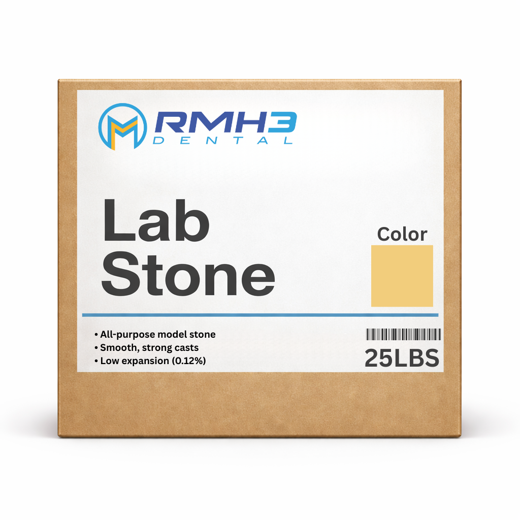 RMH3 Dental Yellow Lab Stone Buff, Regular Set 25 Lb