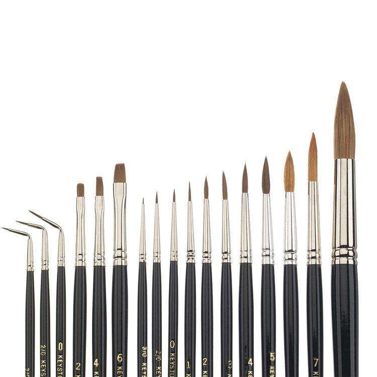Keystone Red Sable Brushes