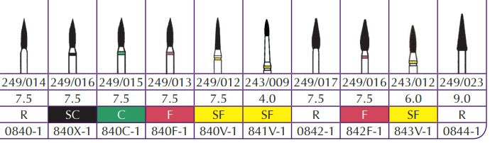 Shofu Robot FG Diamonds Flame