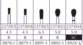 Shofu Robot FG Diamonds Pear
