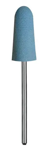 Silicone Polishers for Acrylics - Blue (Medium) - Shape E - 3/32" Shanks 5/Bx Dedeco