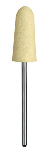 Silicone Polishers for Acrylics - Yellow (Fine) - Shape E - 3/32" Shanks 5/Bx Dedeco