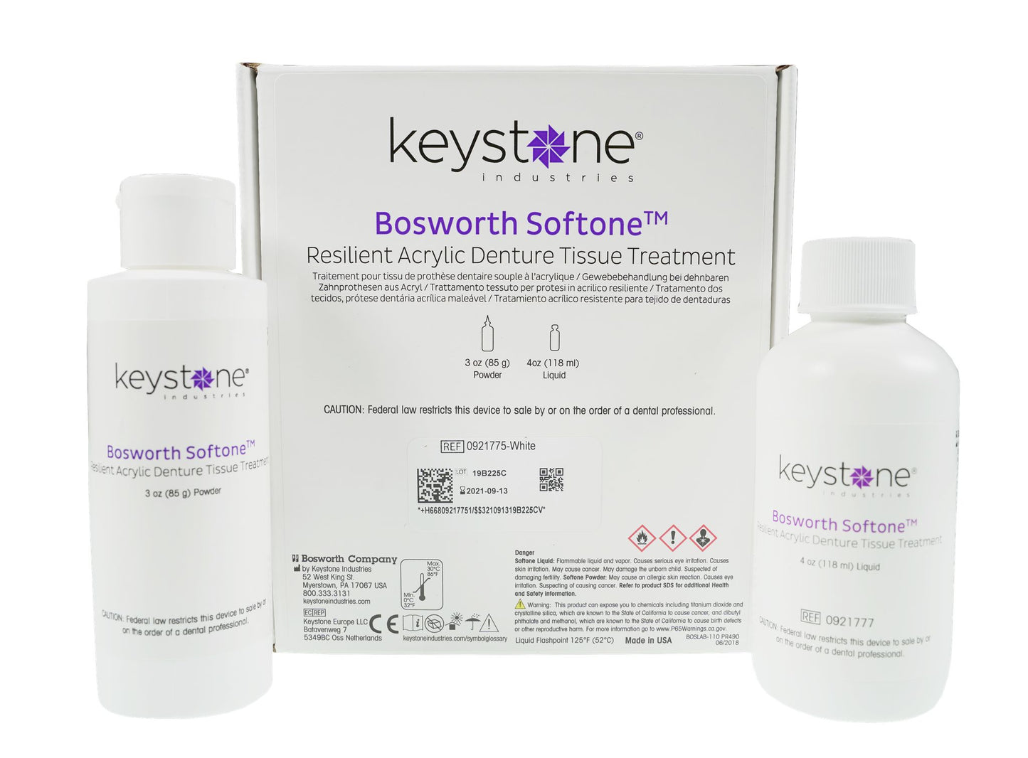 Softone Resilient Denture Acrylic Treatment, Functional Impression Material