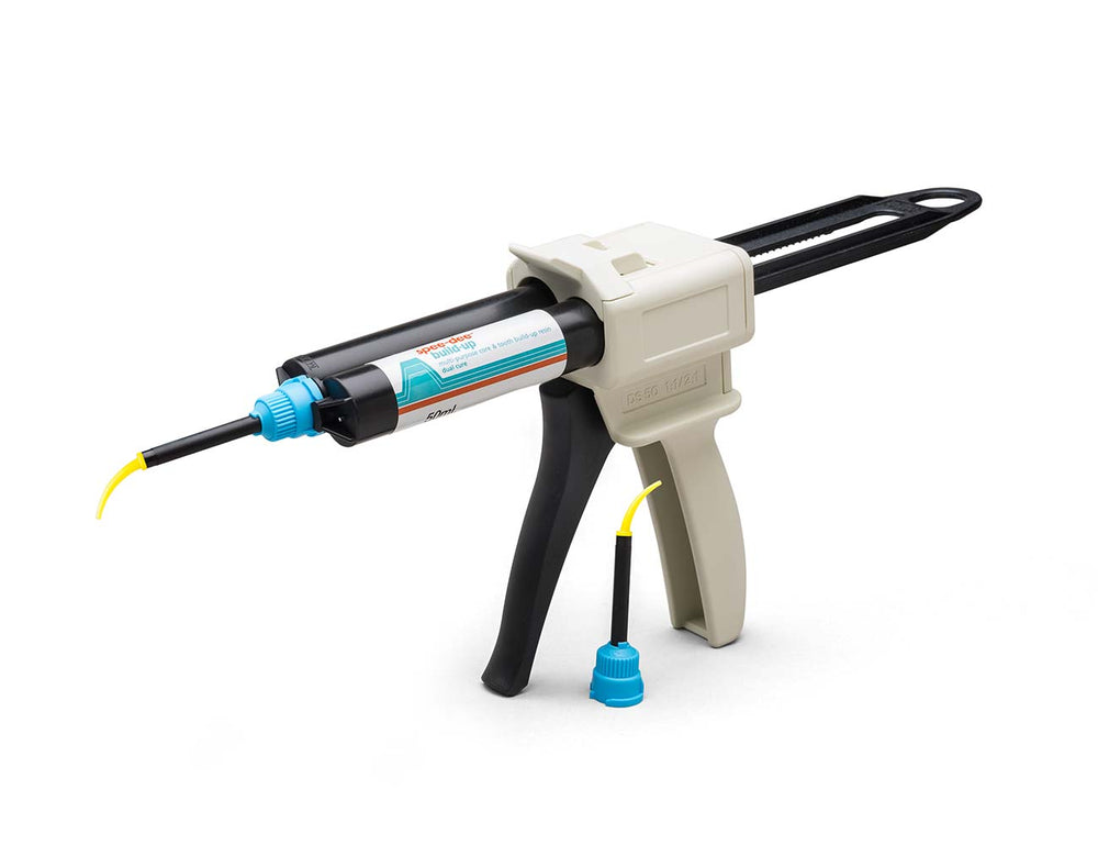 Pulpdent Spee-Dee Build-Up Automix, 42 g/25 mL Cartridge + 20 Mix Tips