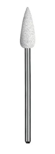 Universal Silicone Polishers - White (Coarse) Points - Shape 12 - 3/32" Shanks 12/Bx Dedeco