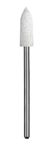 Universal Silicone Polishers - White (Coarse) Points - Shape 15 - 3/32" Shanks 12/Bx Dedeco