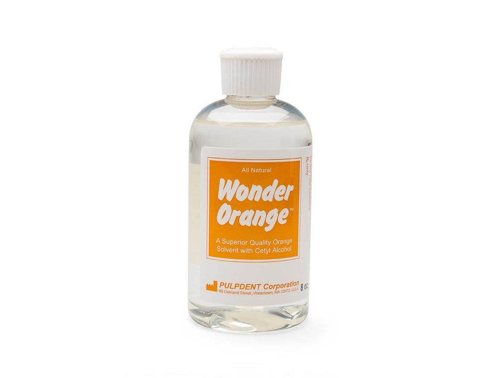 Pulpdent WONDER ORANGE 8 oz in plastic dispenser bottle