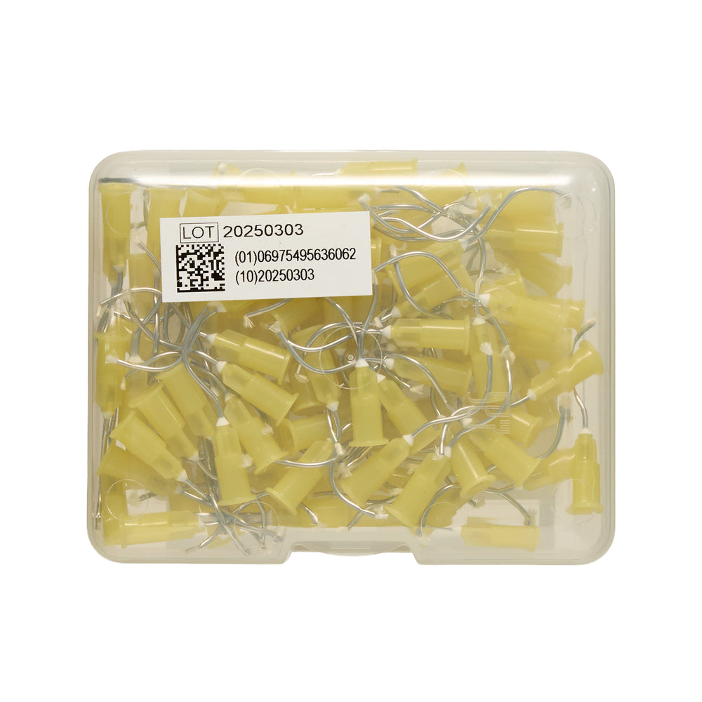 Pac-Dent iFlo Hemo-STAT Infusor Needle Tips with Brush-Padded End, 100/Pack