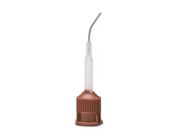 Pulpdent Automix Tips, Clear, Bendable 20-Gauge Metal Cannula, 50/Pkg