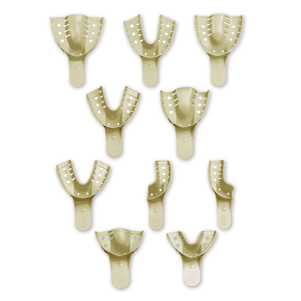 Cargus MARK3 #9 Anterior Upper Perforated Disposable Impression Tray, 12/Pk