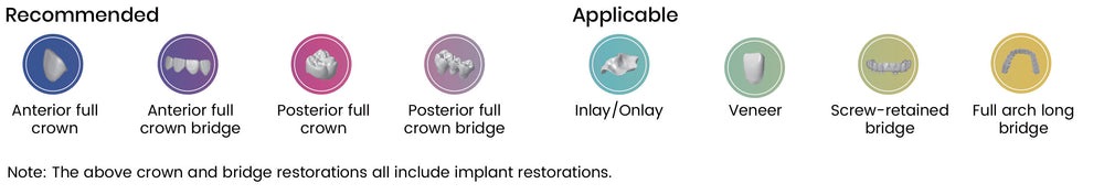 Aidite AiZir Dental Zirconia Disc, 98 × 30 mm