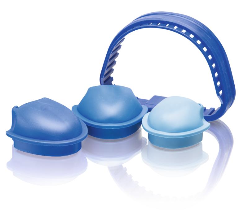 Bego Stabilization Ring W/ 3 Palate Formers For DUPLIC. Flask Lrg