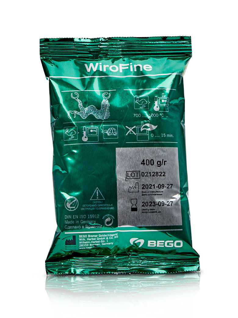Bego Wirofine Investment, 50 x 400g (20kg)