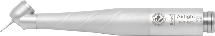 Beyes Dental M800 45-Degree Highspeed Handpiece, Beyes PD Backend, Rear Exhaust, Triple Jet, Direct-LED