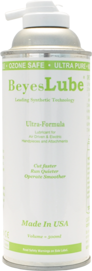 Beyes Dental BeyesLUBE Aerosol Lubricant for Turbines & Electric Handpieces, 500ml