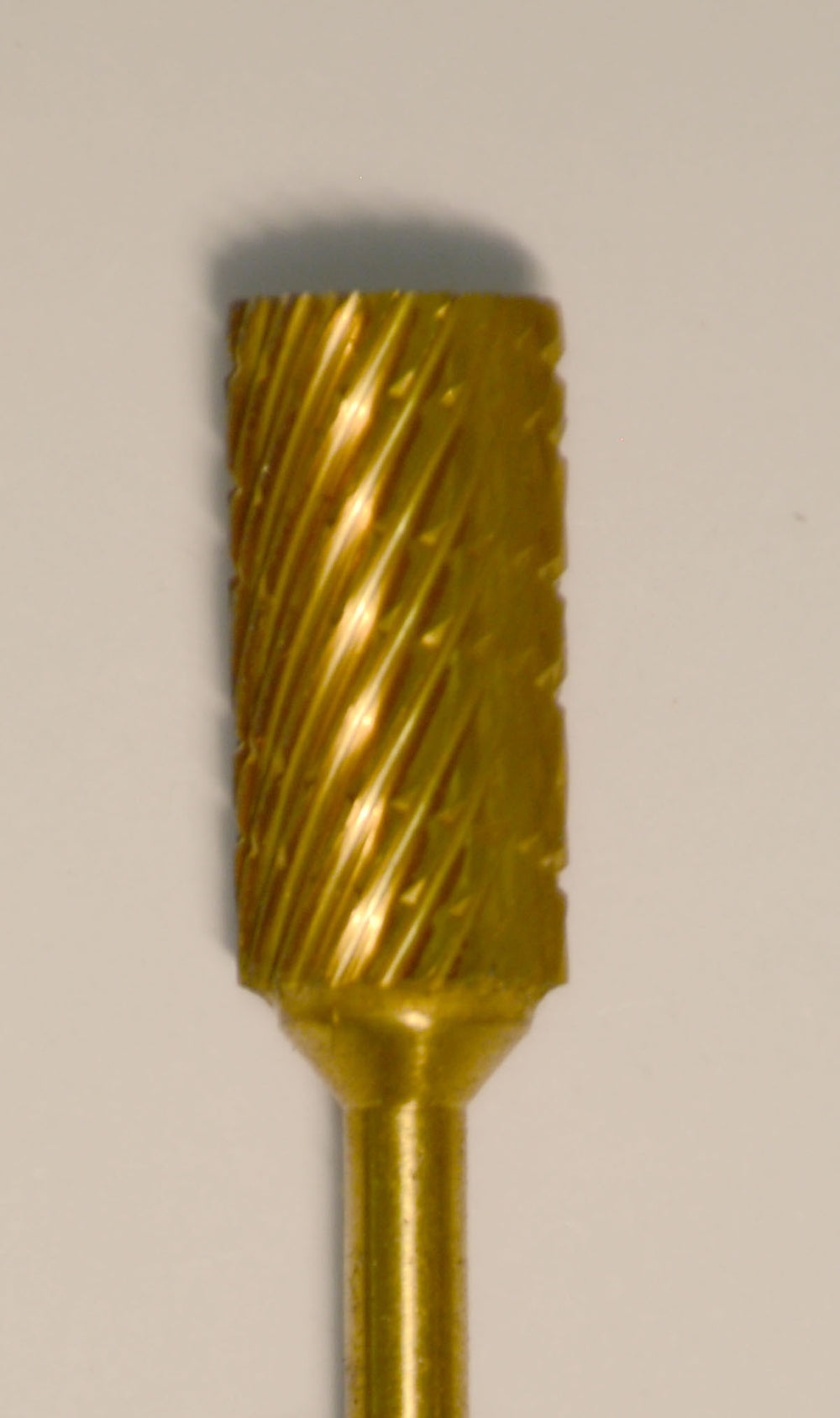 Buffalo Cylinder (83E) TNT-Coated Dual Cut Regular HP Carbide Bur