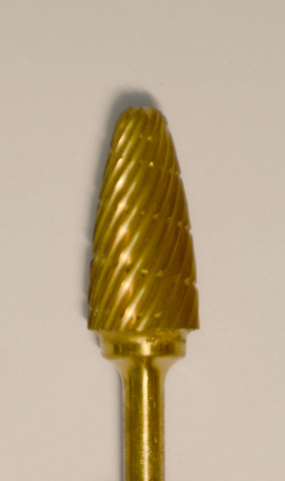 Buffalo Taper (84T) TNT-Coated Dual Cut Regular HP Carbide Bur
