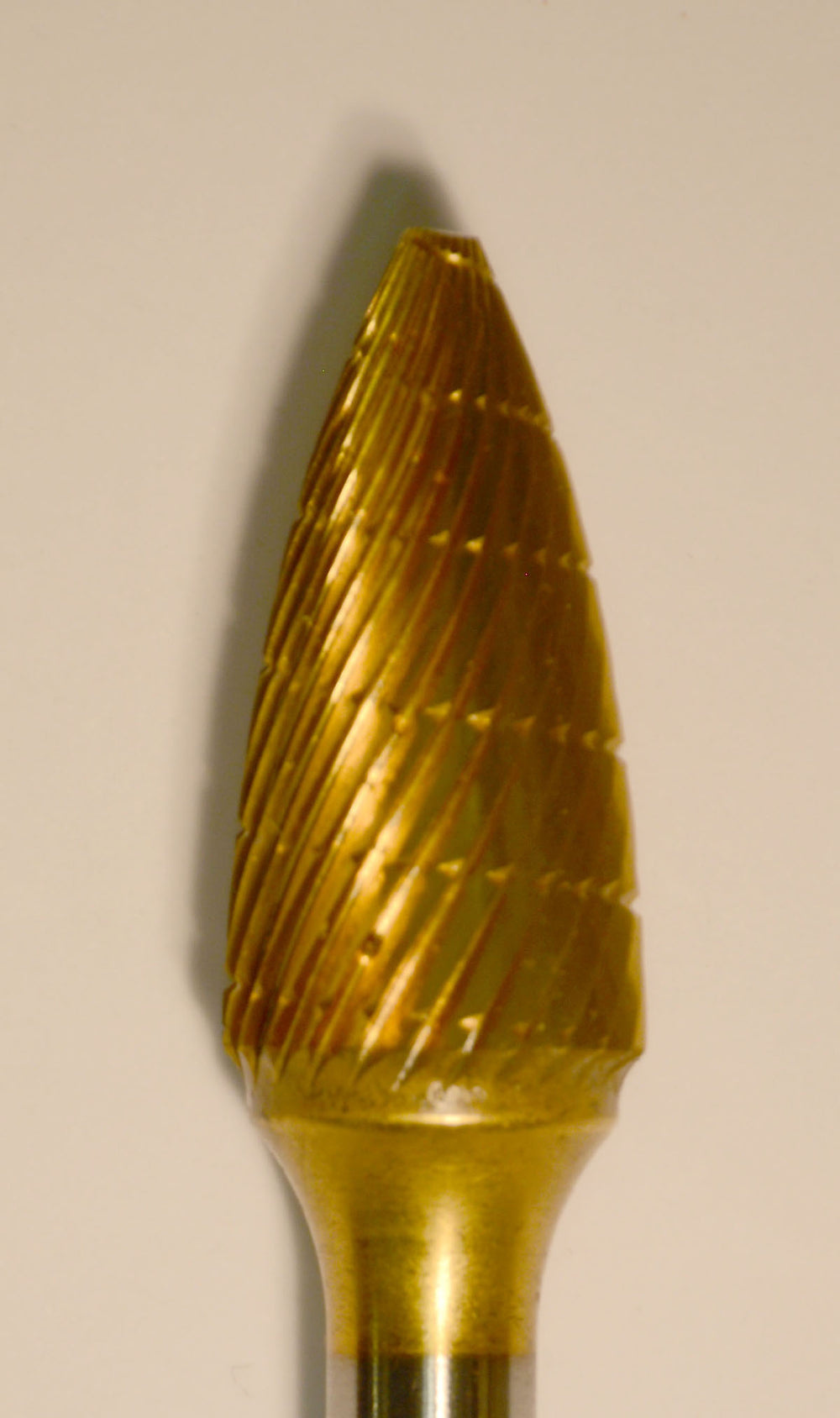 Buffalo Flame 1/2" TNT-Coated Dual Cut Regular Carbide Bur with 1/4" Shank