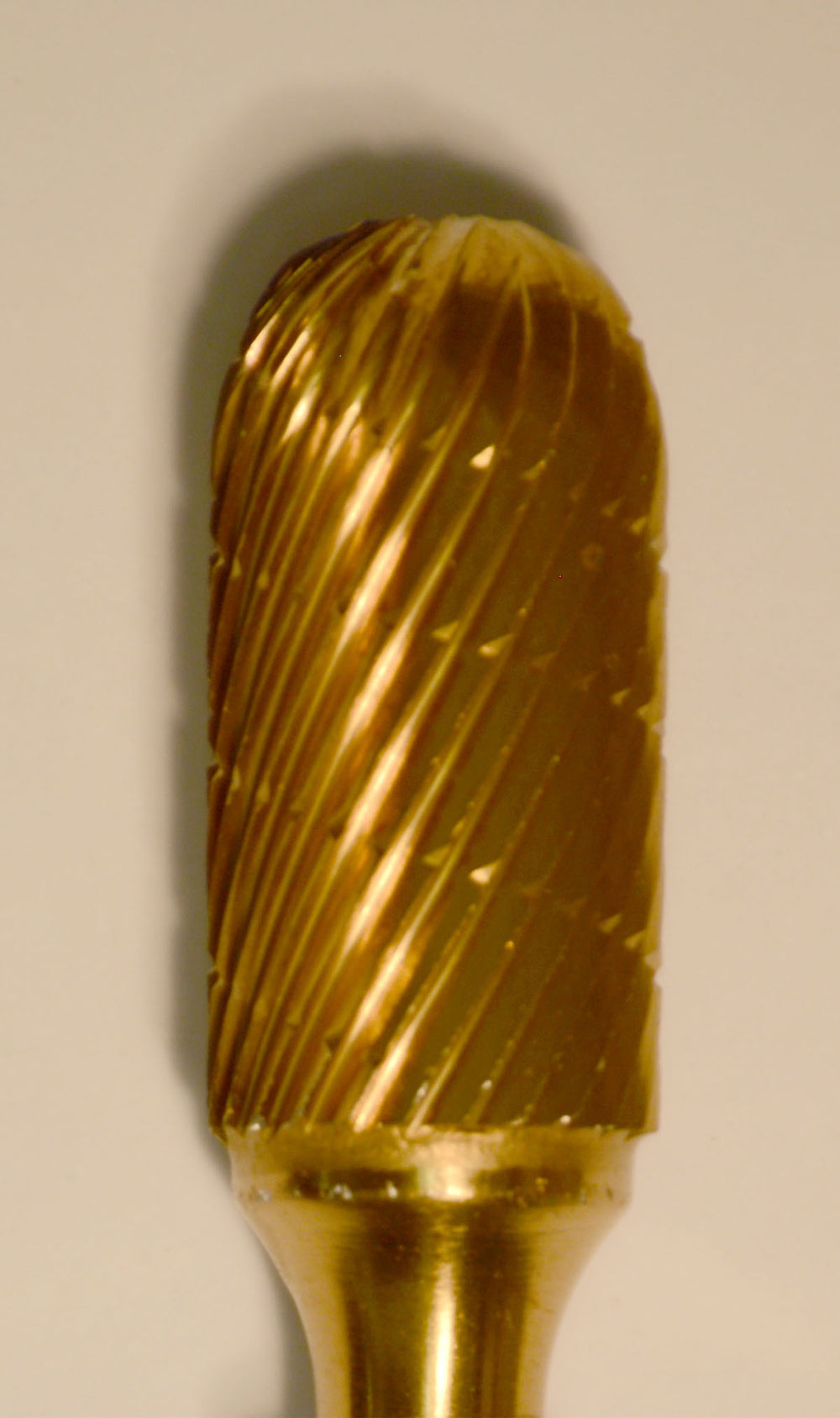 Buffalo Barrel 1/2" TNT-Coated Dual Cut Regular Carbide Bur with 1/4" Shank