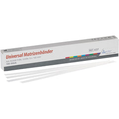 Becht Universal Transparent Acetate Matrix Strips, 0.06mm, 100/Pk
