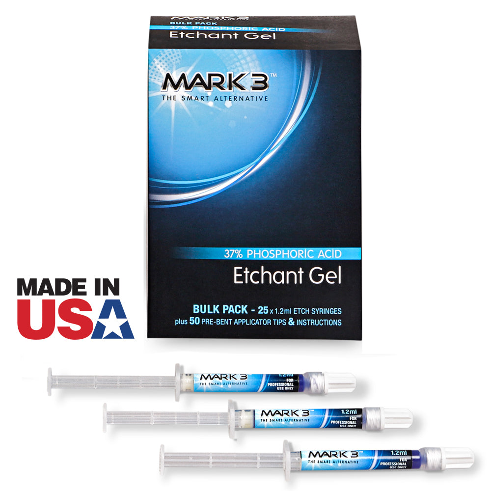 Cargus MARK3 Etchant Gel 37% Phosphoric Acid. Bulk Pack 25/bx: 25 - 1.2 mL syringes