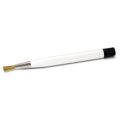 Becht Bur Cleaning Brush, Brass Wire with Plastic Handle