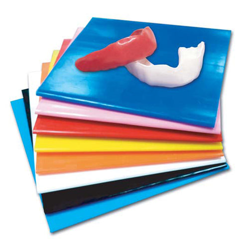 Buffalo .160" Blue Mouthguard Material, 5"x5", Box of 100