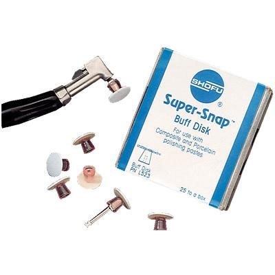 Shofu Super-Snap Buff, Pop-On Disc, Regular, 25/pk