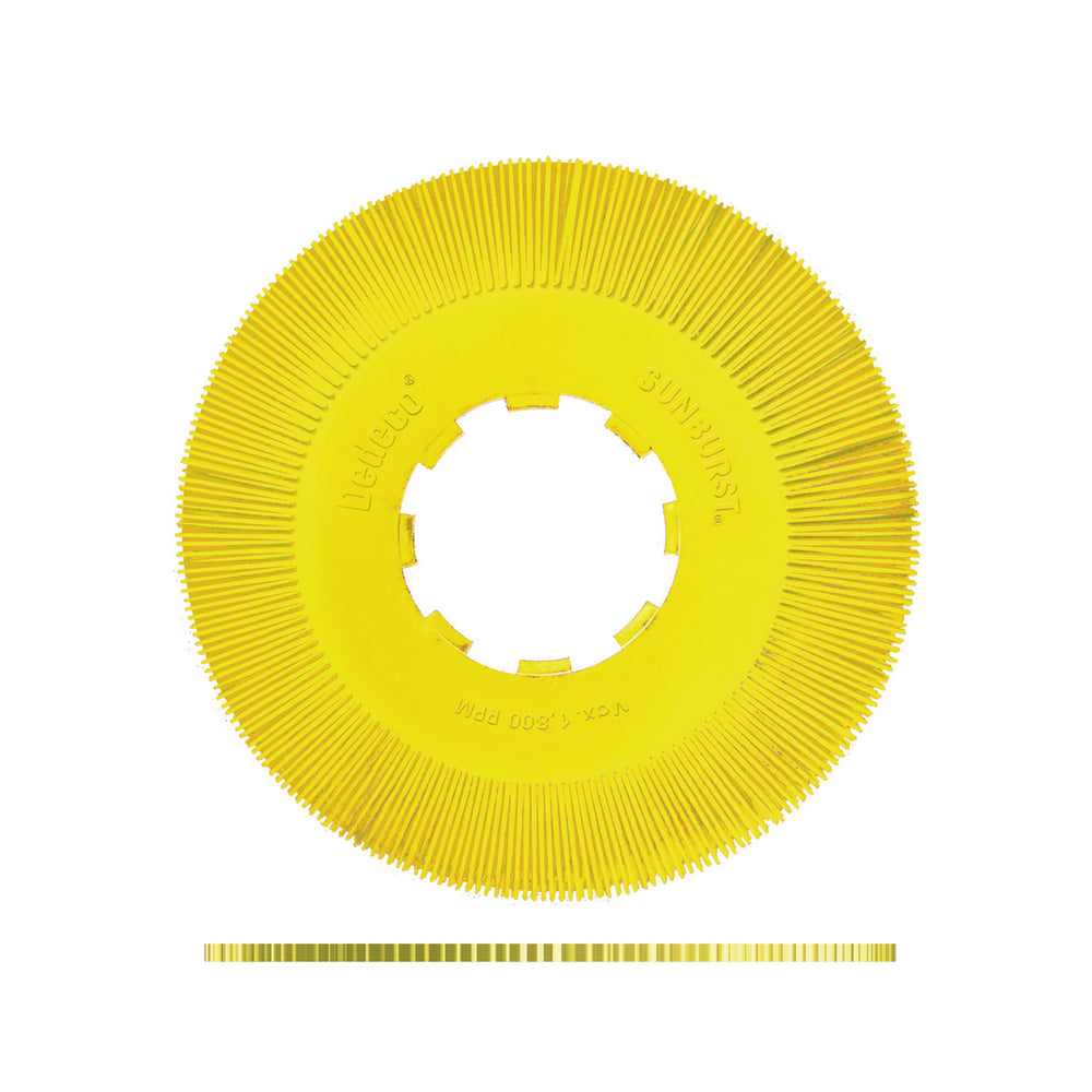 Dedeco Sunburst 10" TS Discs Yellow 80 Grit (Aluminum Oxide) 70/BX