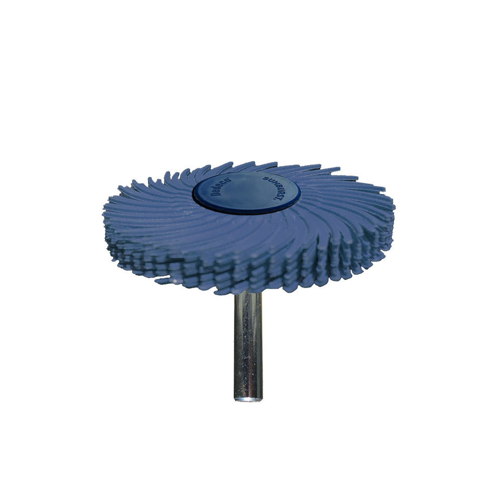 Dedeco Sunburst 2" TC 6-PLY Blue 400 Grit (Aluminum Oxide) 1/4" 1/UNIT